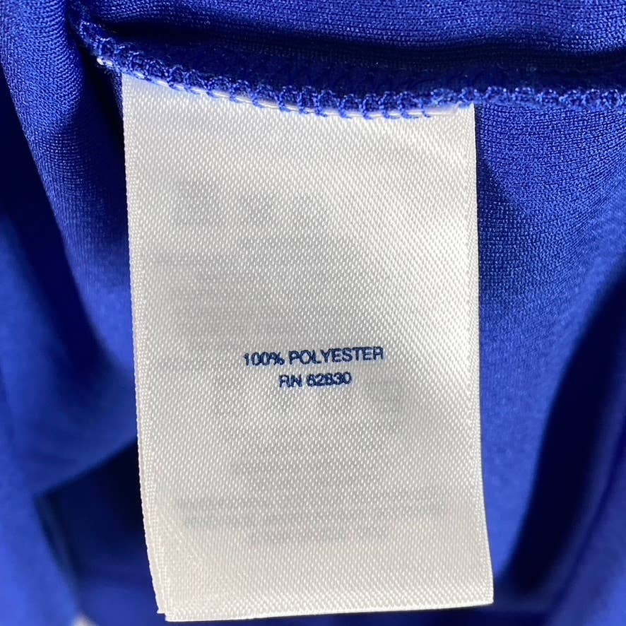 LANDS' END Outfitters Men's Dark Blue Active Pique Polo Short-Sleeve Shirt SZ M