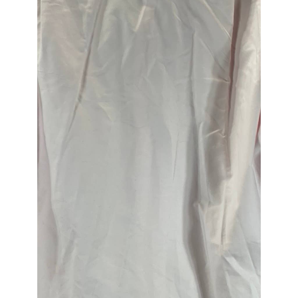 PAUL FREDRICK Men's Pink Classic-Fit Two Ply Cotton Oxford Shirt SZ 15.5-32