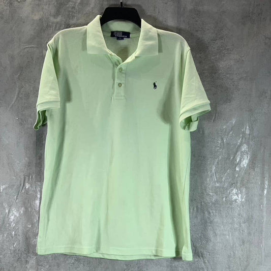 POLO RAPLH LAUREN Men's Light Green Short Sleeve Polo Shirt SZ 2XL