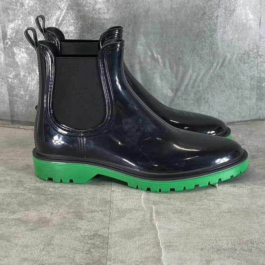 INC INTERNATIONAL CONCEPTS Women's Black Rylien Round-Toe Pull-On Rain Boot SZ11