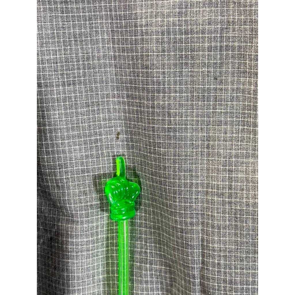 TOMMY HILFIGER Men's Gray Gingham New York Fit Button-Up Long Sleeve Shirt SZ M