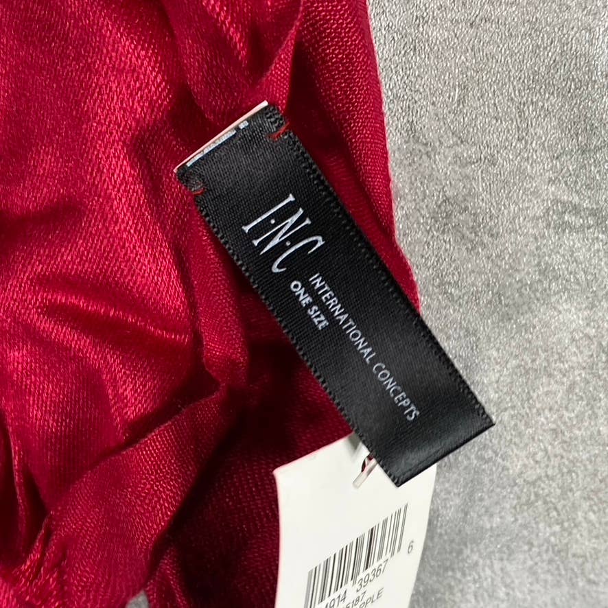 INC INTERNATIONAL CONCEPTS Women's Baked Apple Solid Knit Wrap Scarf SZ OS