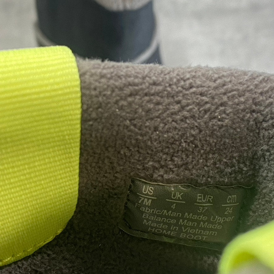 DR. SCHOLL'S Women's Black Home Boots Slip-On Faux Fur Round-Toe Ankle Boots SZ7