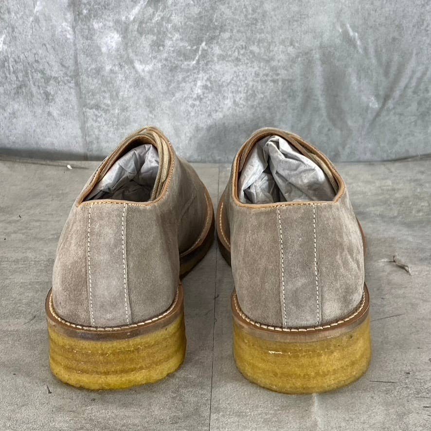 RESERVED FOOTWEAR NEW YORK Men's Taupe Octavious Lace-Up Oxford Shoes SZ 8.5