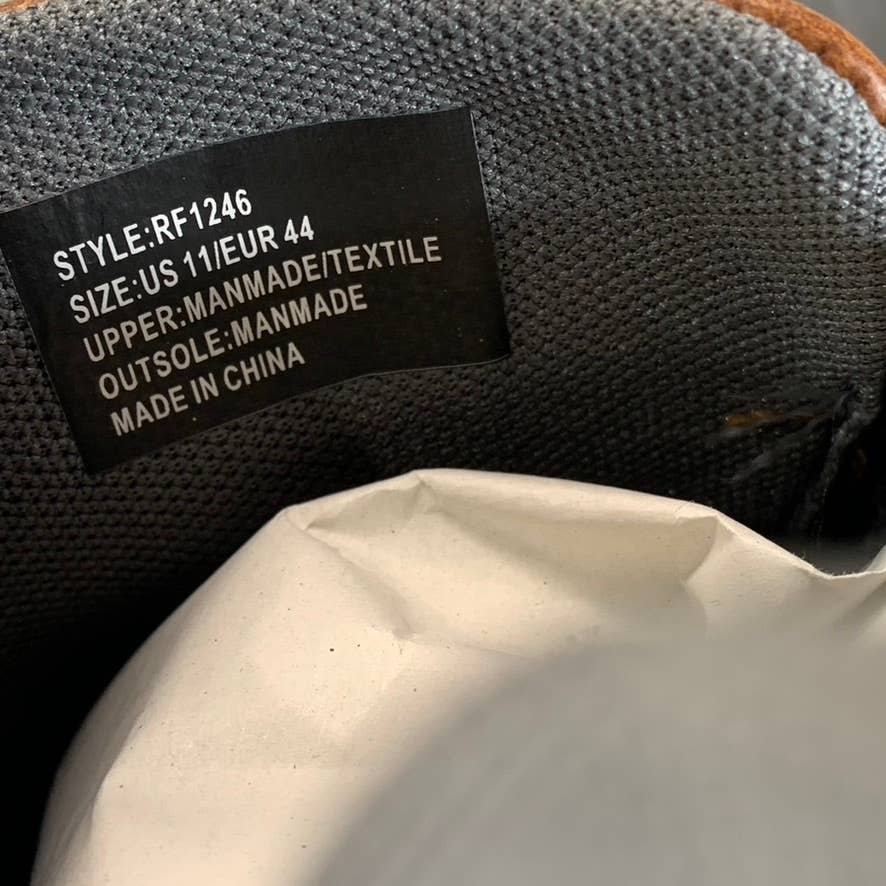 RESERVED FOOTWEAR NEW YORK Men's Grey Vertigo Lace-Up Oxford Shoes SZ 11