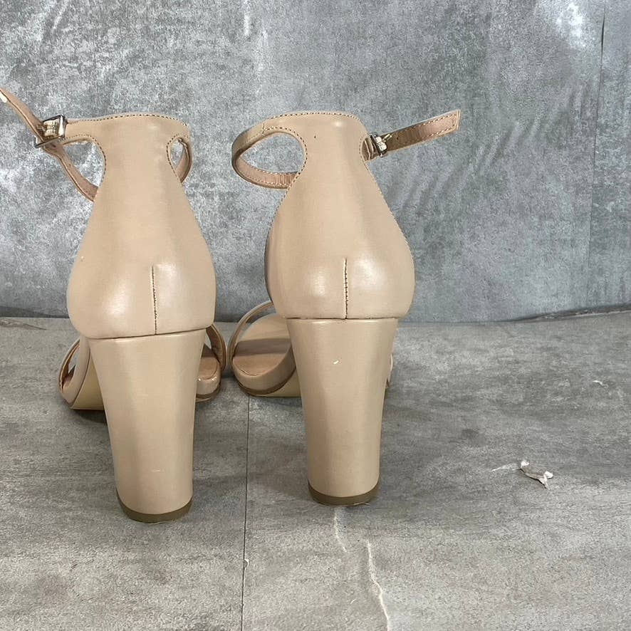 MADDEN GIRL Women's Blush Beella Round-Toe Ankle-Strap Block-Heel Sandals SZ 9