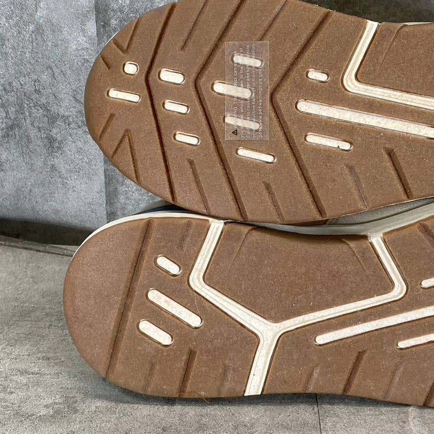 NEW YORK & COMPANY Men's Beige Harvey Low-Top Lace-Up Sneakers SZ 8.5