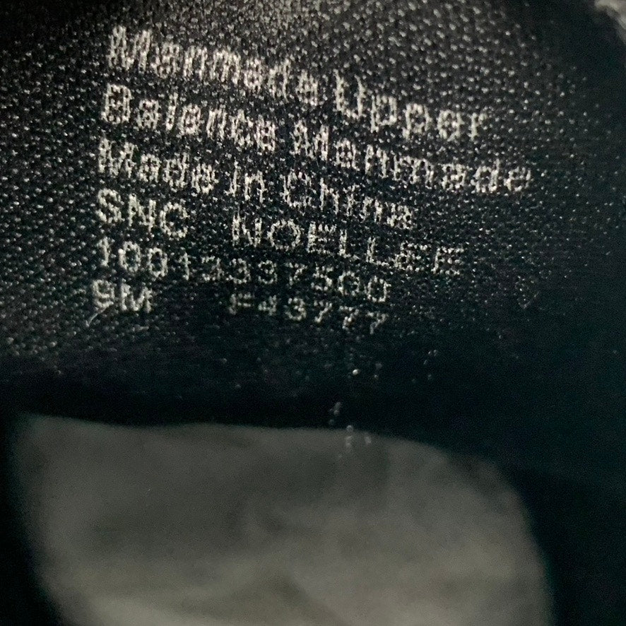 STYLE & CO Women's Black Microsuede Noellee Lace-Up Side Zip Wedge Booties SZ 9