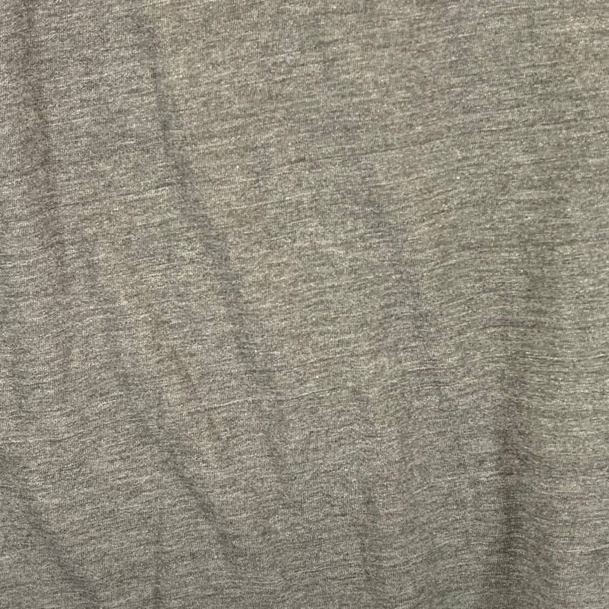 LUCKY BRAND Men's Gray Rock-N-Pocker Graphic Crewneck Short-Sleeve Shirt SZ XL