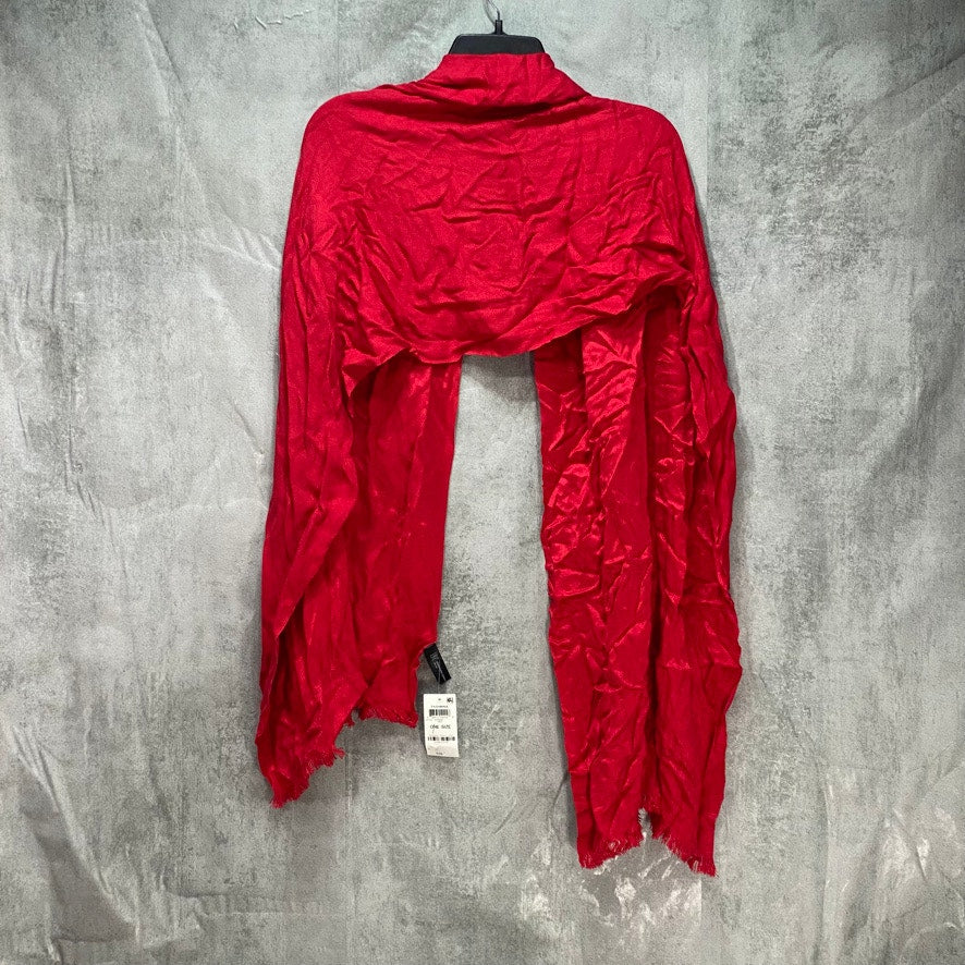 INC INTERNATIONAL CONCEPTS Red Wrap & Scarf OS