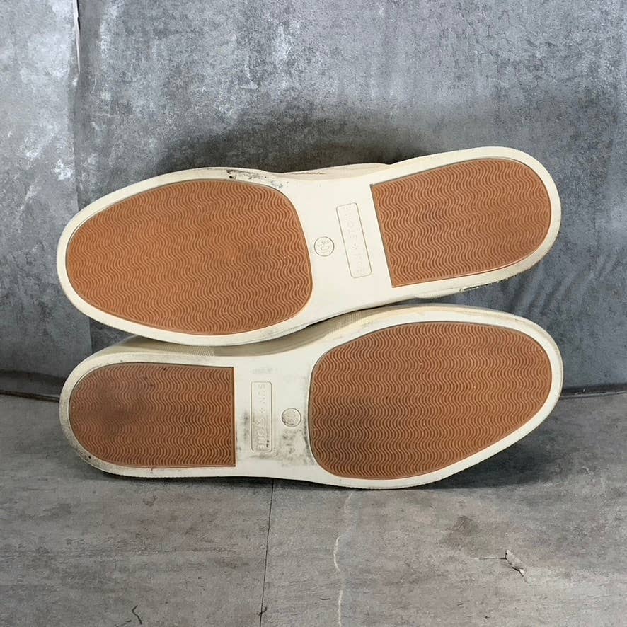 SUN+STONE Men's White Kiva Lace-Up Core Sneakers SZ 10.5