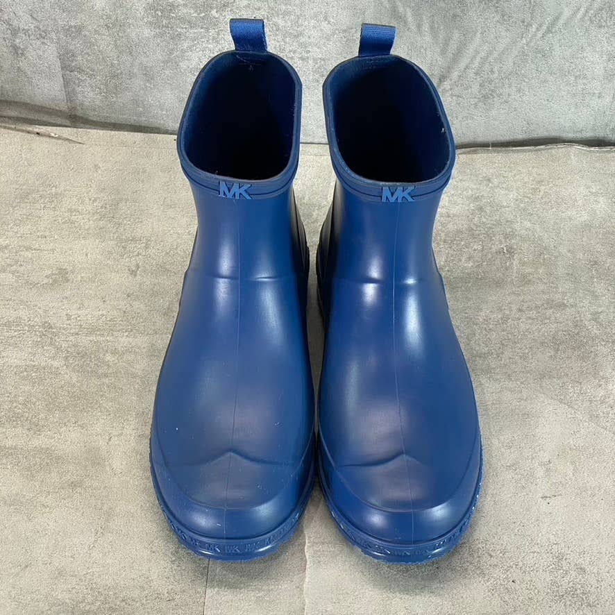 MICHAEL MICHAEL KORS Women's River Blue Mac Round-Toe Pull-On Rain Boots SZ 8