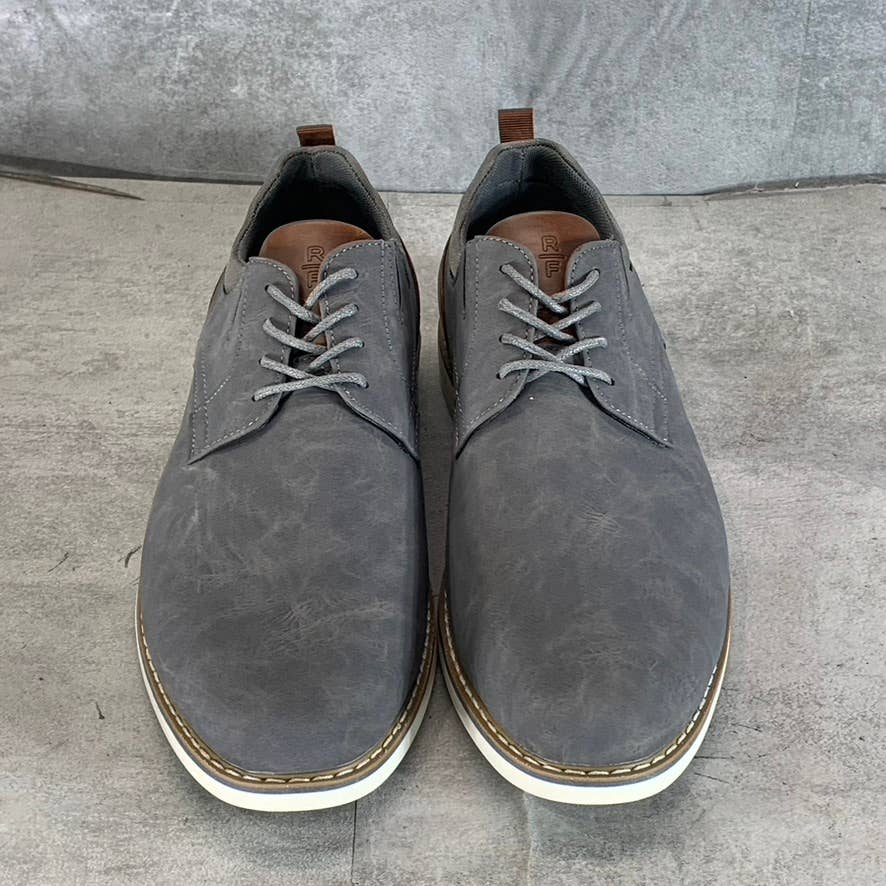 RESERVED FOOTWEAR NEW YORK Men's Grey Vertigo Lace-Up Oxford Shoes SZ 11