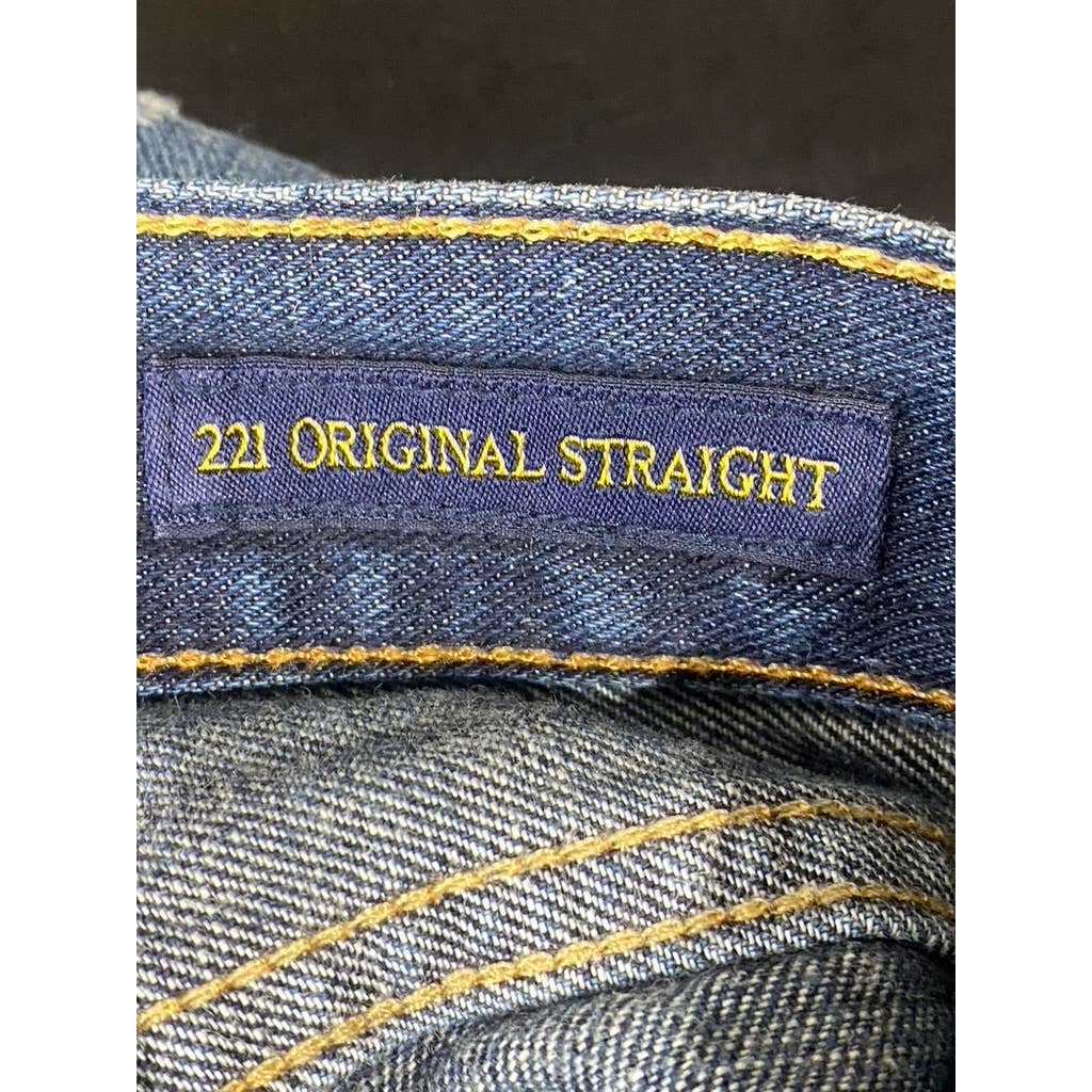 LUCKY BRAND Men's Blue 221 Original Straight Denim Jeans SZ 33X30