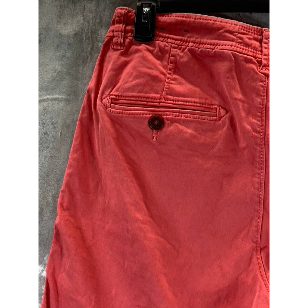 AMERICAN EAGLE OUTFITTERS Men's Coral Active Flex Shorts SZ 32