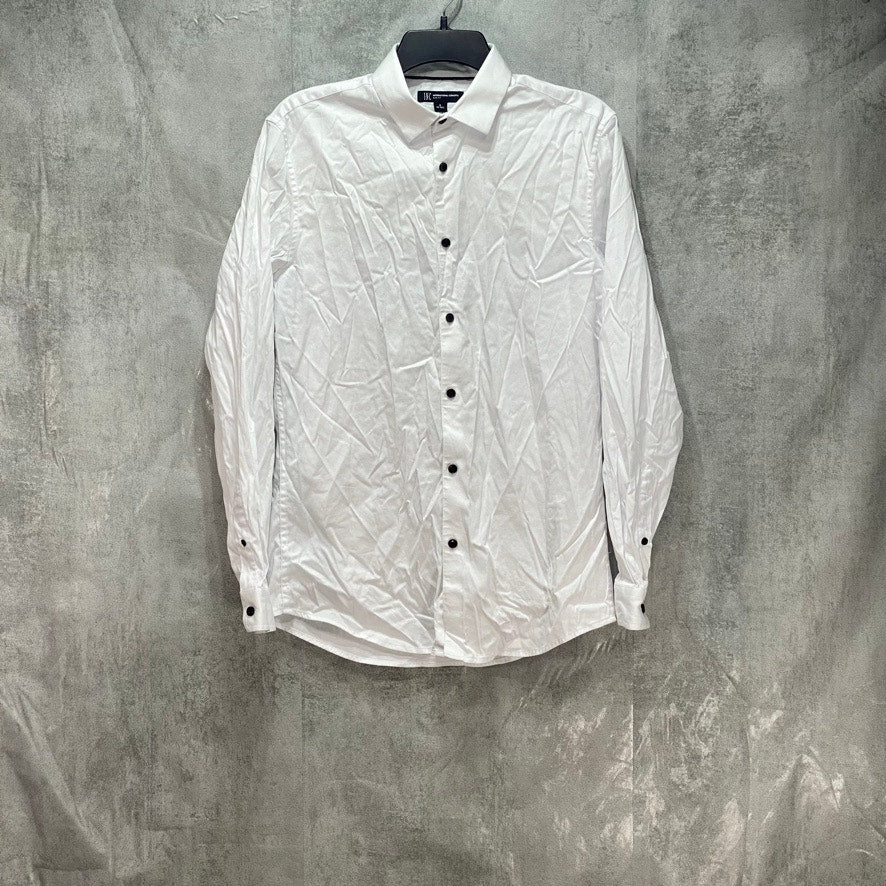 INC INTERNATIONAL CONCEPTS White Long Sleeve Tux Shirt SZ S