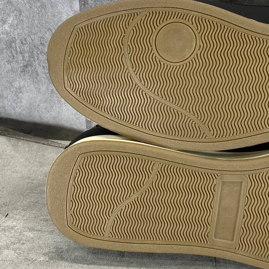 VANCE CO. Men's Black Aydon Casual Memory Foam Lace-Up Sneakers SZ 11