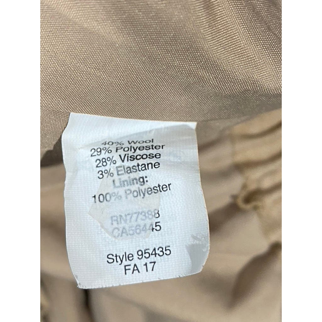 J.CREW Women's Heather Acorn Wool Sidewalk Pull-On Mini Skirt SZ 2