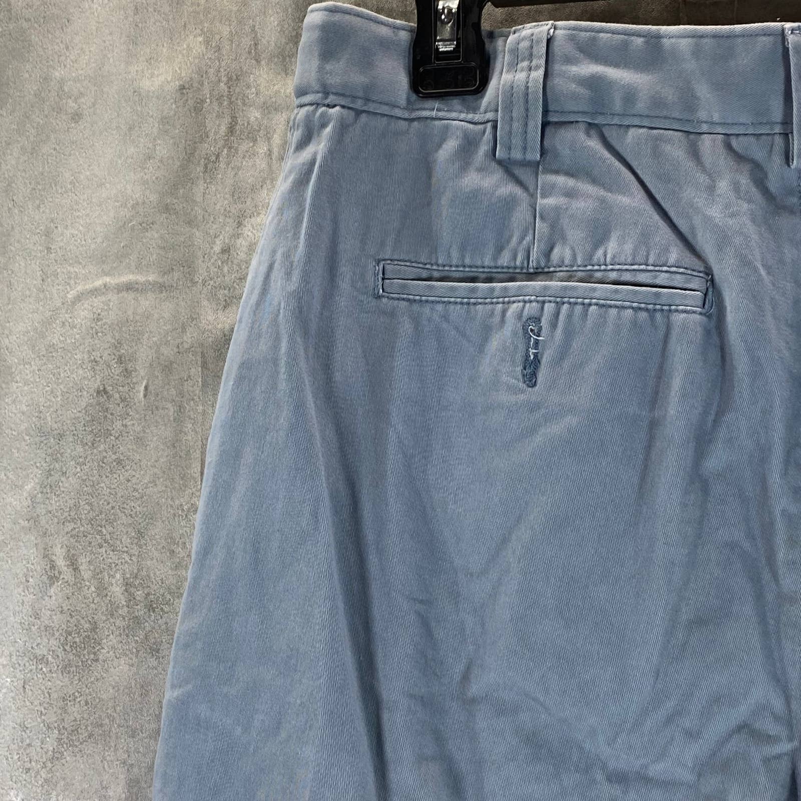 GEOFFREY BEENE Men's Blue Pleated Chino Shorts SZ 32