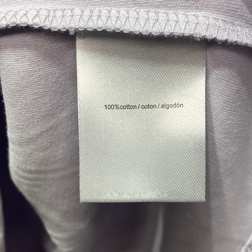 ISAAC MIZRAHI Light Lavender Boat Neck 3/4 Sleeve Top SZ M
