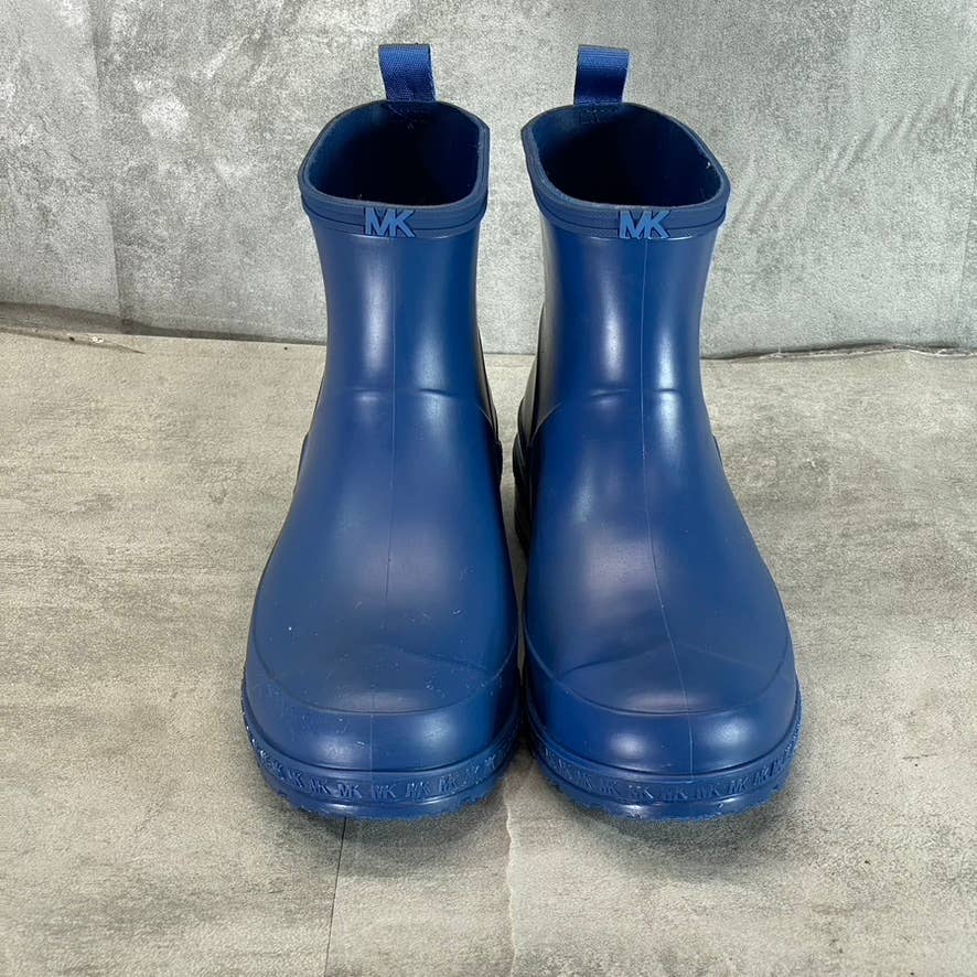 MICHAEL MICHAEL KORS Women's River Blue Mac Round-Toe Pull-On Rain Boots SZ 8