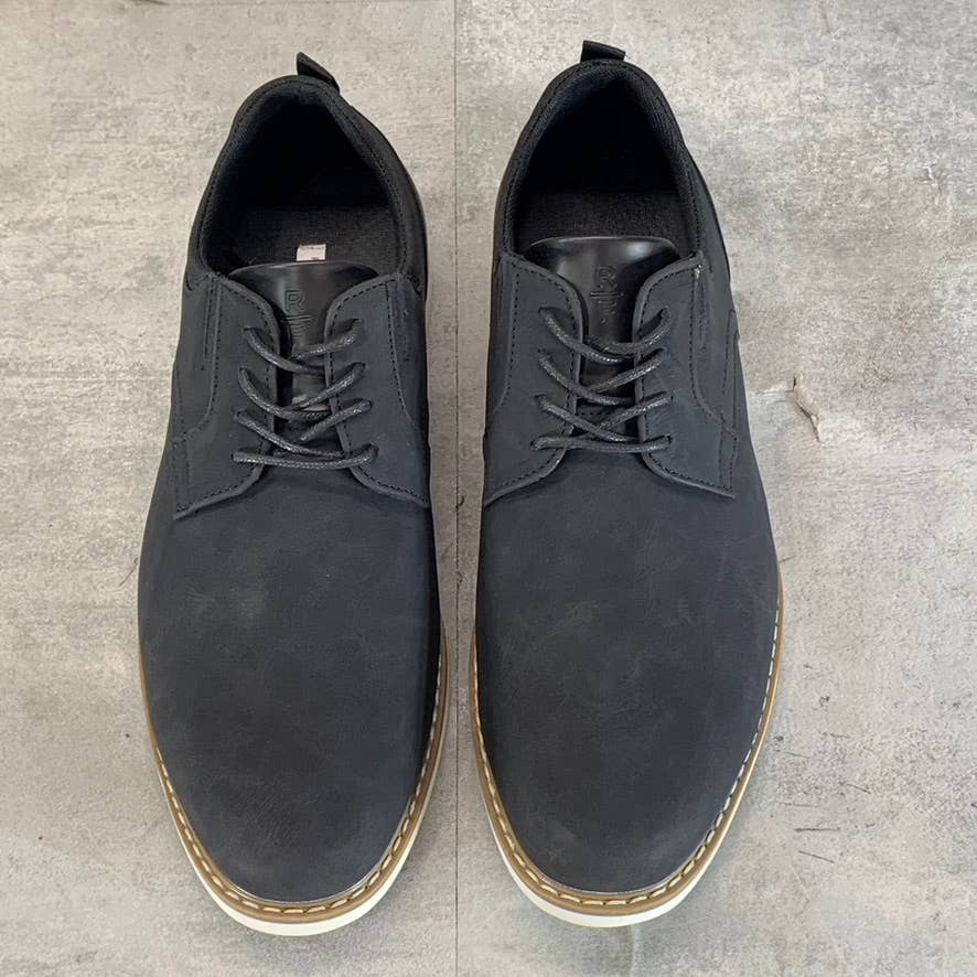RESERVED FOOTWEAR NEW YORK Men's Black Vertigo Lace-Up Oxford Shoes SZ 9.5