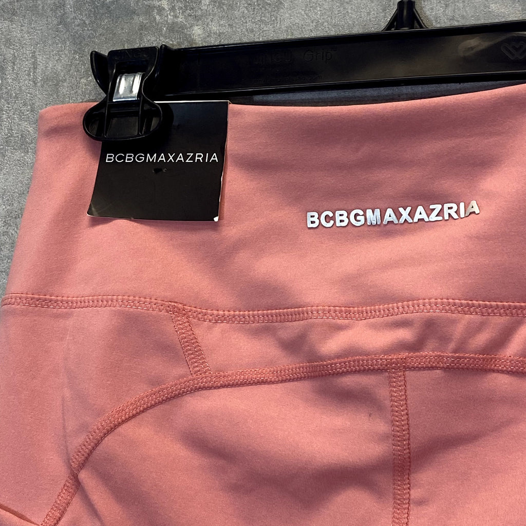 BCBGMAXAZRIA Women's Coral High-Waist Breathable Active Stretch Pull-On Capri Leggings SZ L