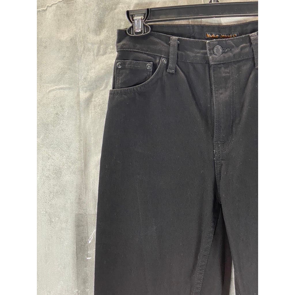 NUDIE JEANS Men's Black Soul Lofty Lo Denim Jeans SZ 26X30