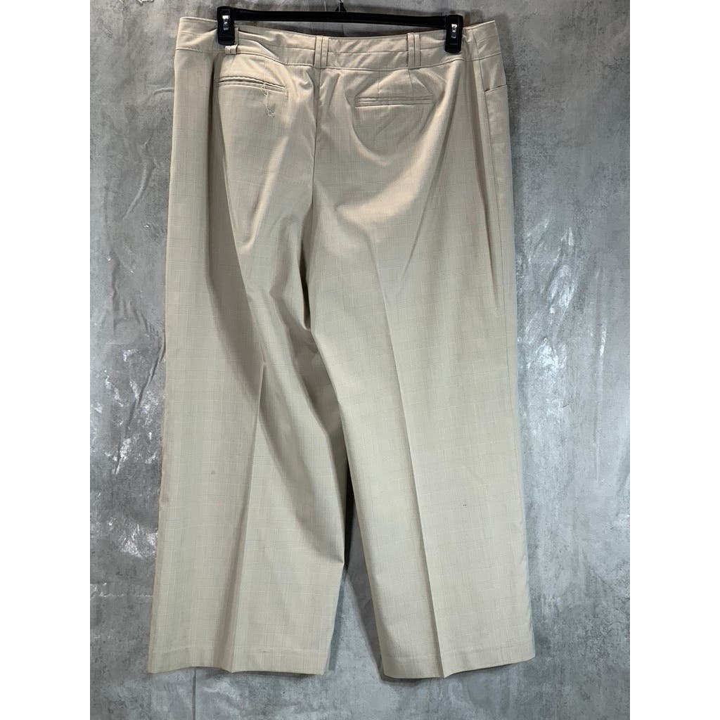 LANE BRYANT Women's Tan Wide-Leg Pants SZ 20