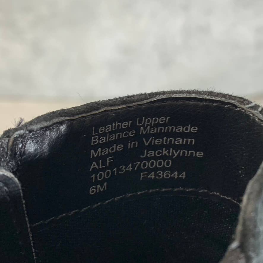 ALFANI Step N' Flex Women's Black Micro Jacklynne Pointed-Toe Dress Booties SZ 6