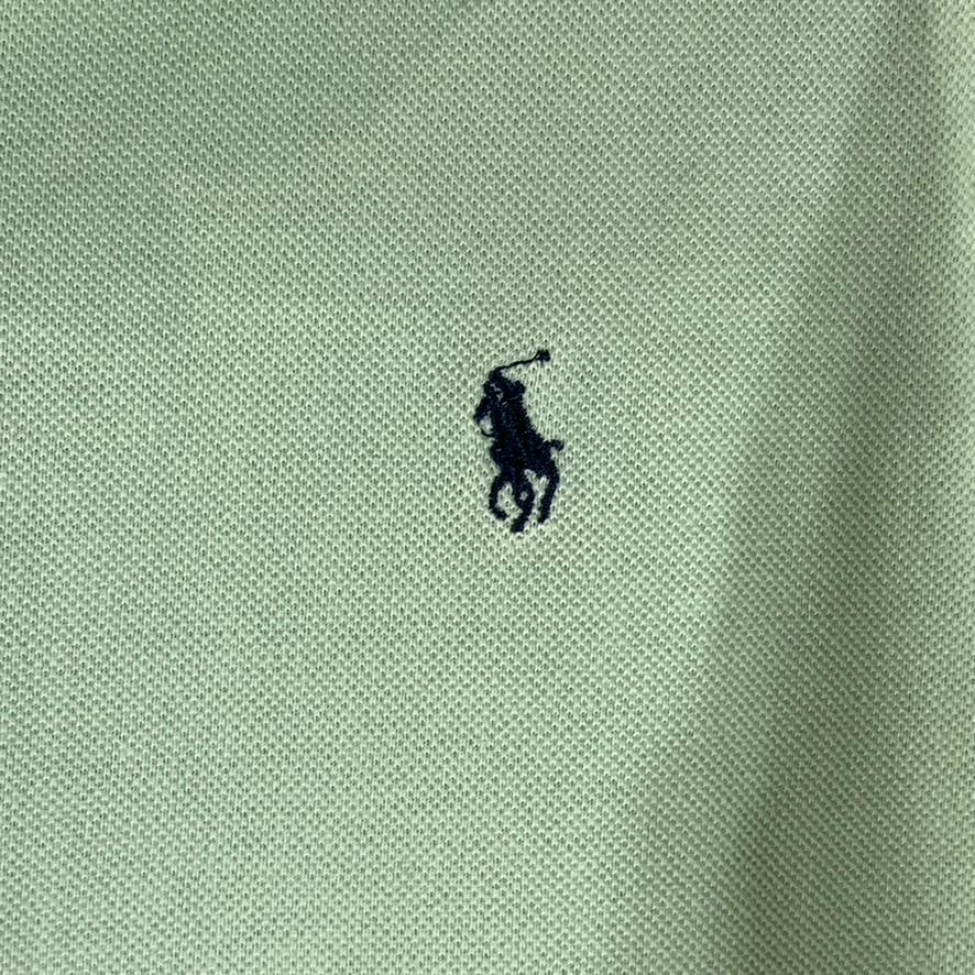 POLO RAPLH LAUREN Men's Light Green Short Sleeve Polo Shirt SZ 2XL