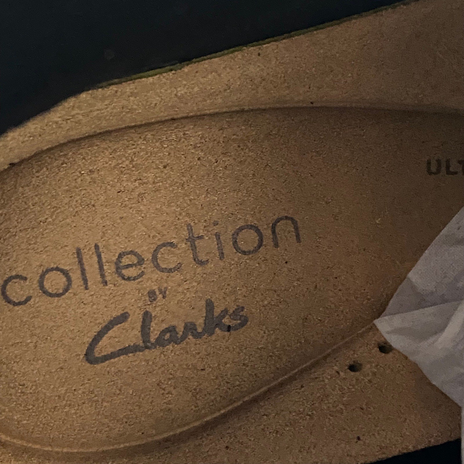 CLARKS COLLECTION Women's Black Leather Caroline Rae Ruched Ankle Booties SZ 8.5