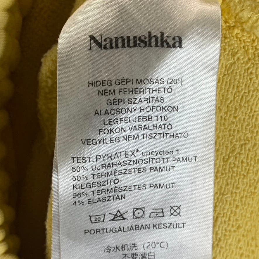 NANUSHKA Men's Yellow Drawstring Pull-On Sweat Shorts SZ S