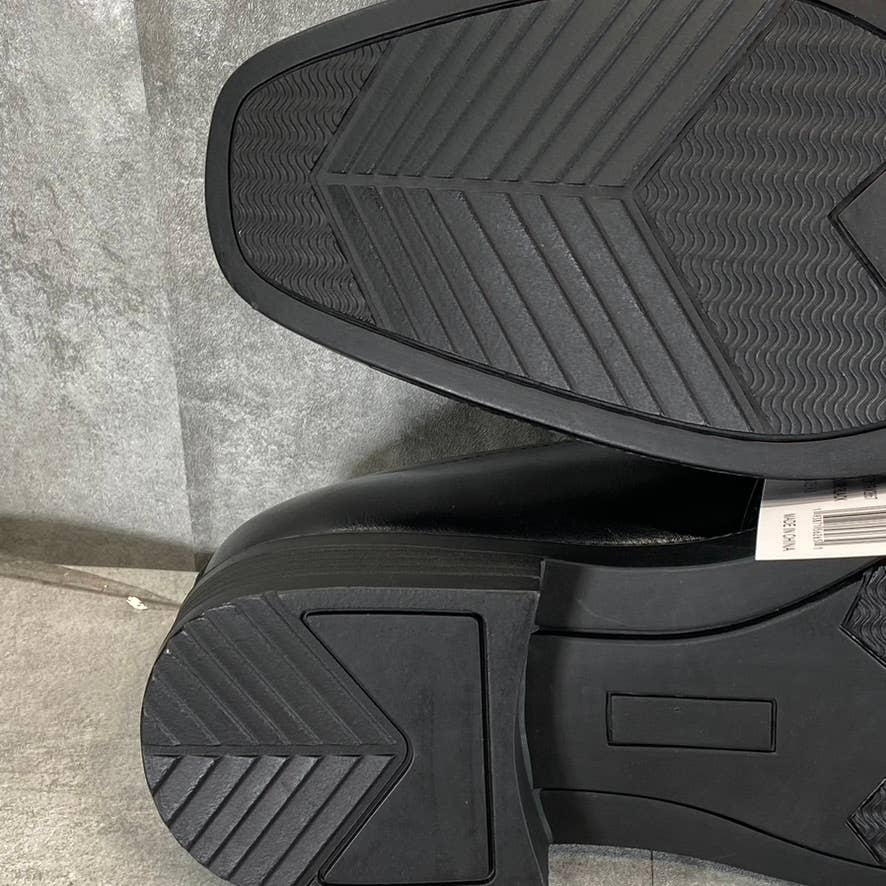 XRAY FOOTWEAR Men's Black Faux-Leather Magno Slip-On Loafers SZ 9.5