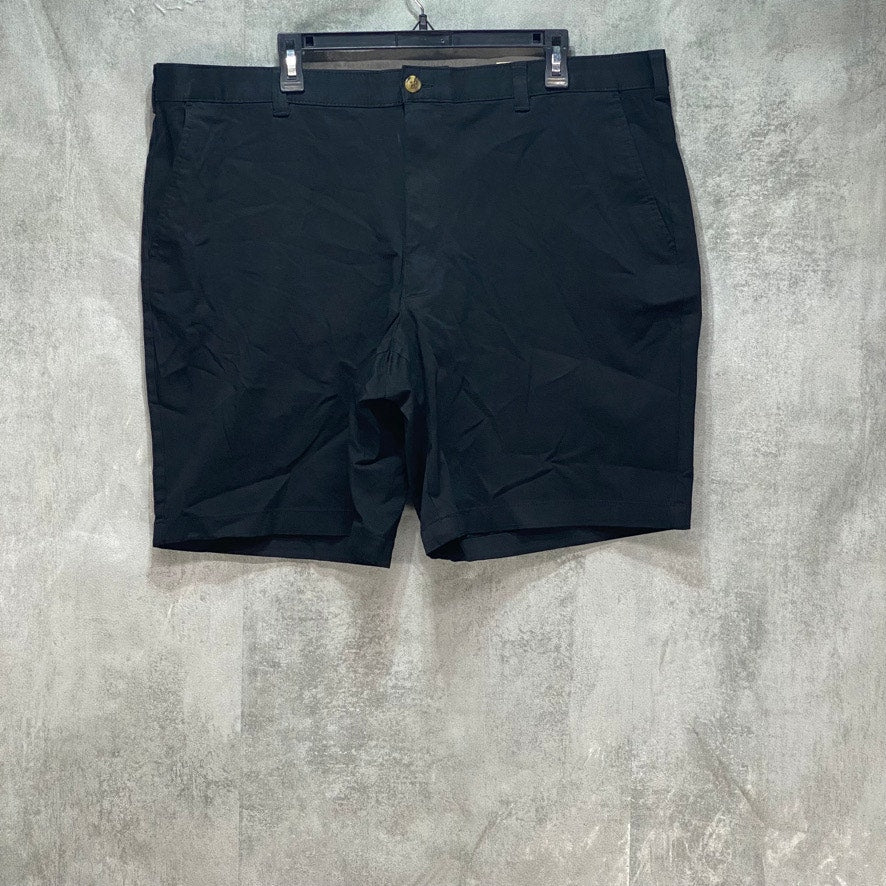 CLUB ROOM Black Regular Fit 4-Way Stretch Chino Shorts SZ 42