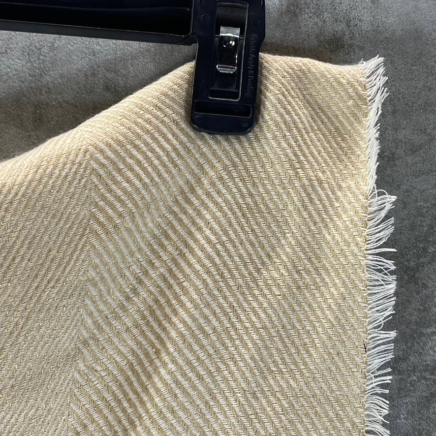 INC INTERNATIONAL CONCEPTS Women's Sand Two-Tone Shine Scarf SZ OS