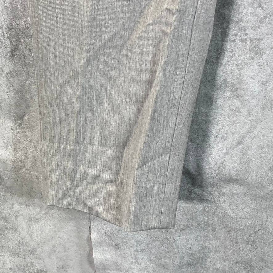 BANANA REPUBLIC Women's Medium Grey Heather Sloan Slim Mid-Rise Pants SZ 14
