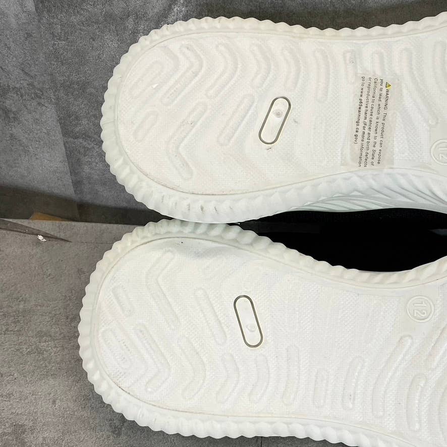 XRAY FOOTWEAR Men's Black/Red Knit Breathable Niko Lace-Up Sneakers SZ 12