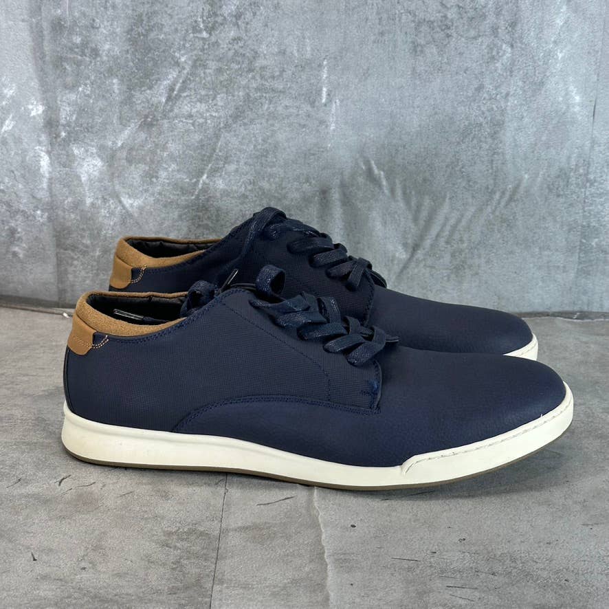 VANCE CO. Men's Blue Aydon Casual Memory Foam Lace-Up Sneakers SZ 11