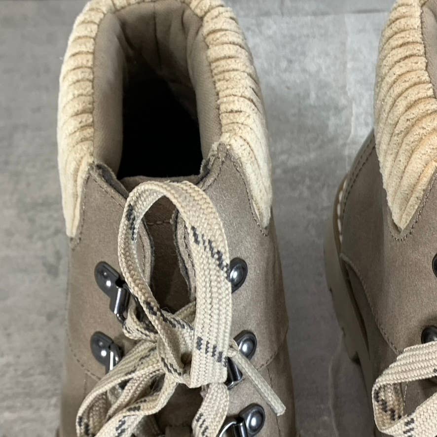 CLIFFS By White Mountain Women's Ice/Fabric Connie Lace-Up Ankle Boots SZ 6