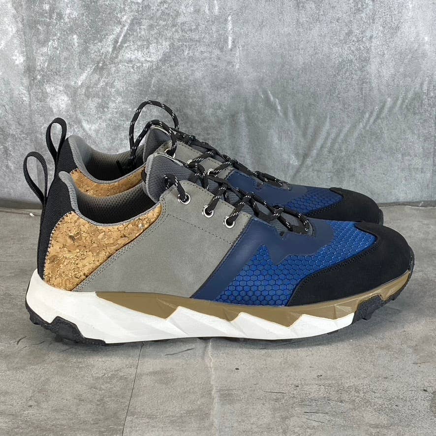 HYBRID GREEN LABEL Men's Blue Trillium Casual Lace-Up Sneakers SZ 10