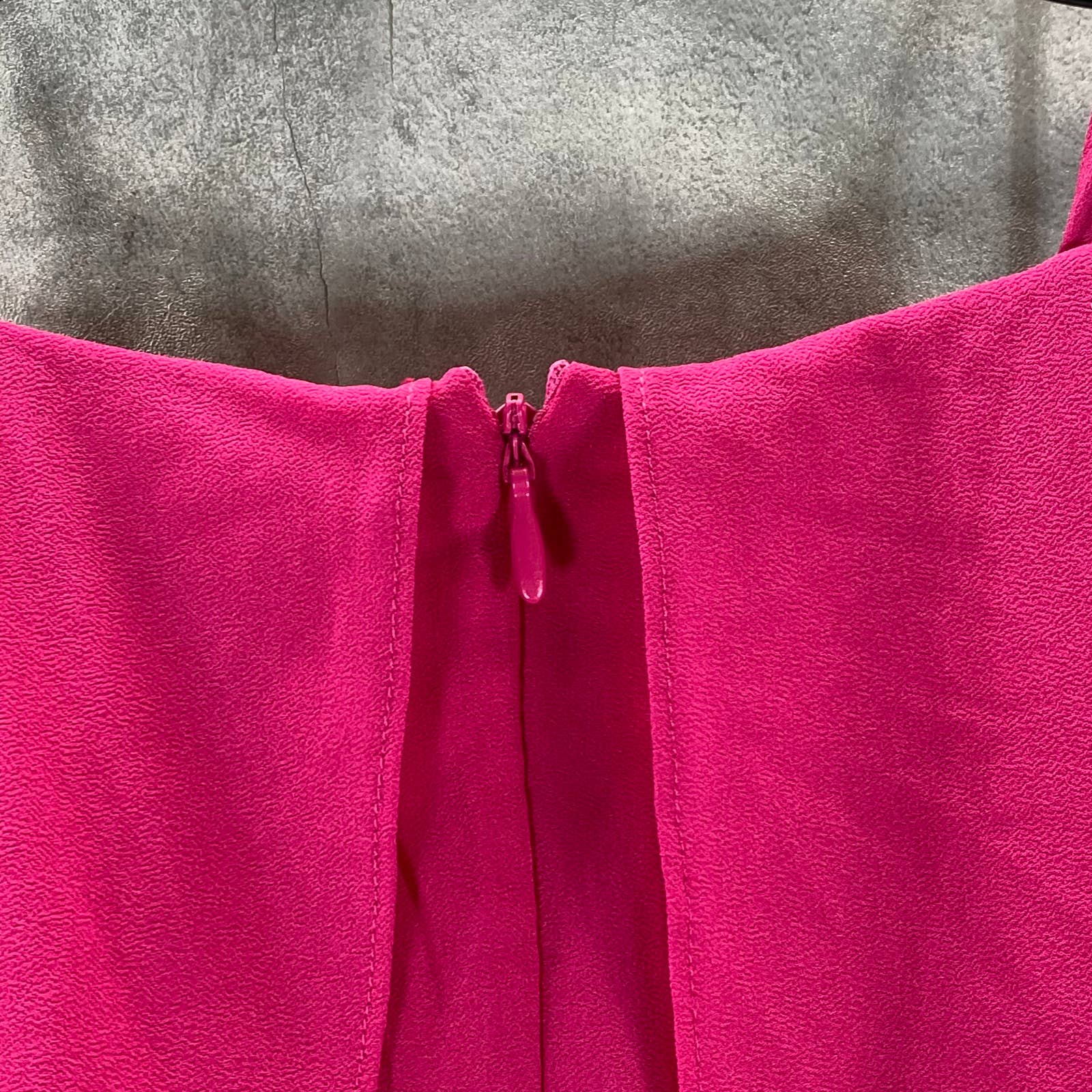 SAM EDELMAN Women's Pink Pleated Skirt Halter Blouson Knee-Length Dress SZ 4