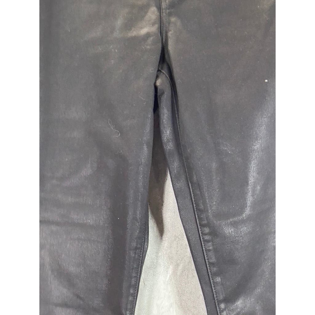 J BRAND Women's Stellar Black Solid Alma High-Rise Straight Jeans SZ 29