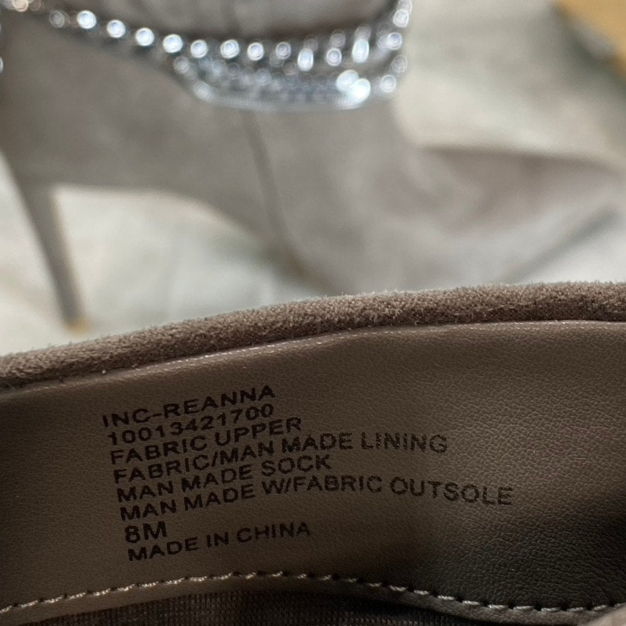 INC INTERNATIONAL CONCEPTS Women's Taupe Micro Reanna Pointed-Toe Stiletto READ