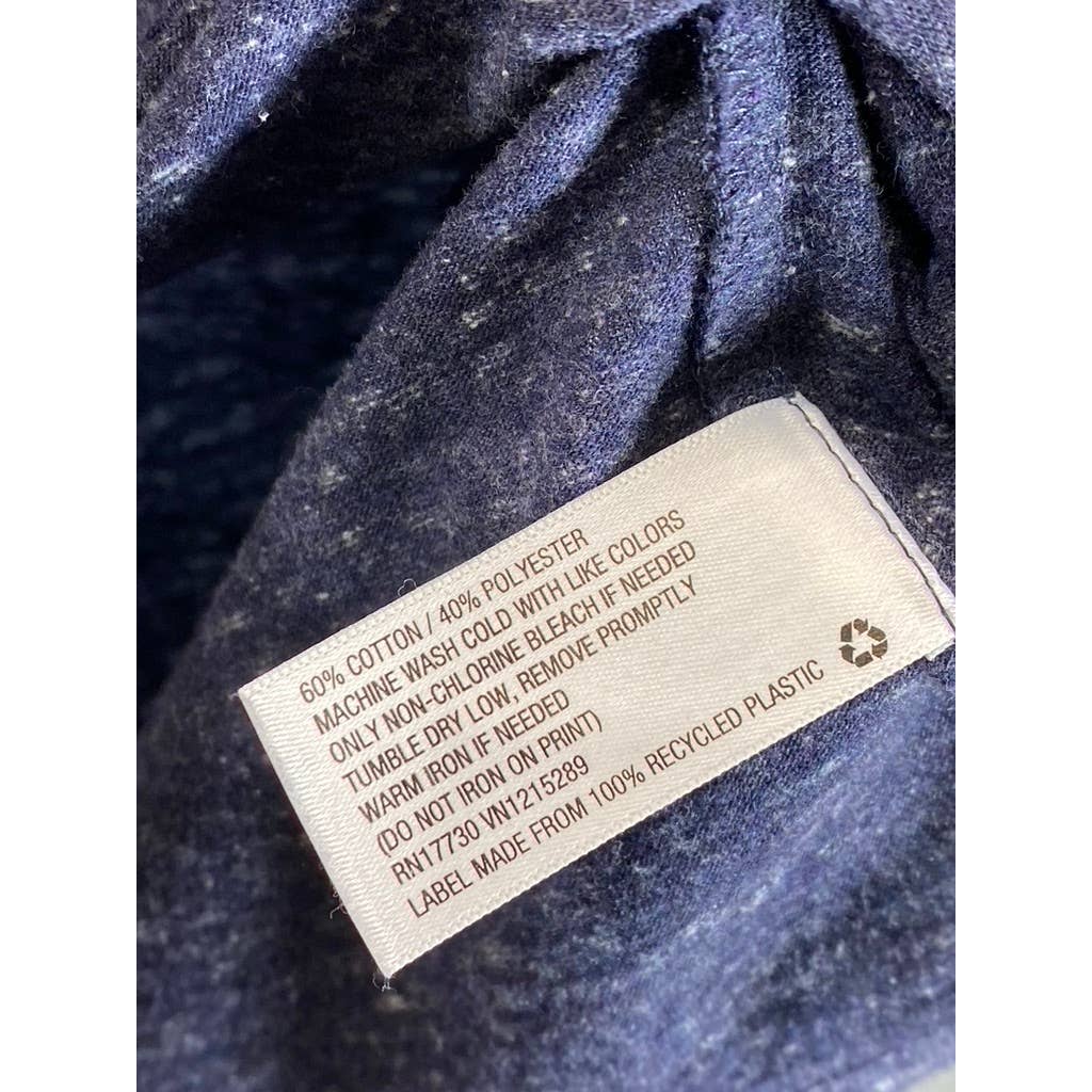 GOODFELLOW & CO Men's Blue Dot Printed Standard-Fit Crewneck T-Shirt SZ M