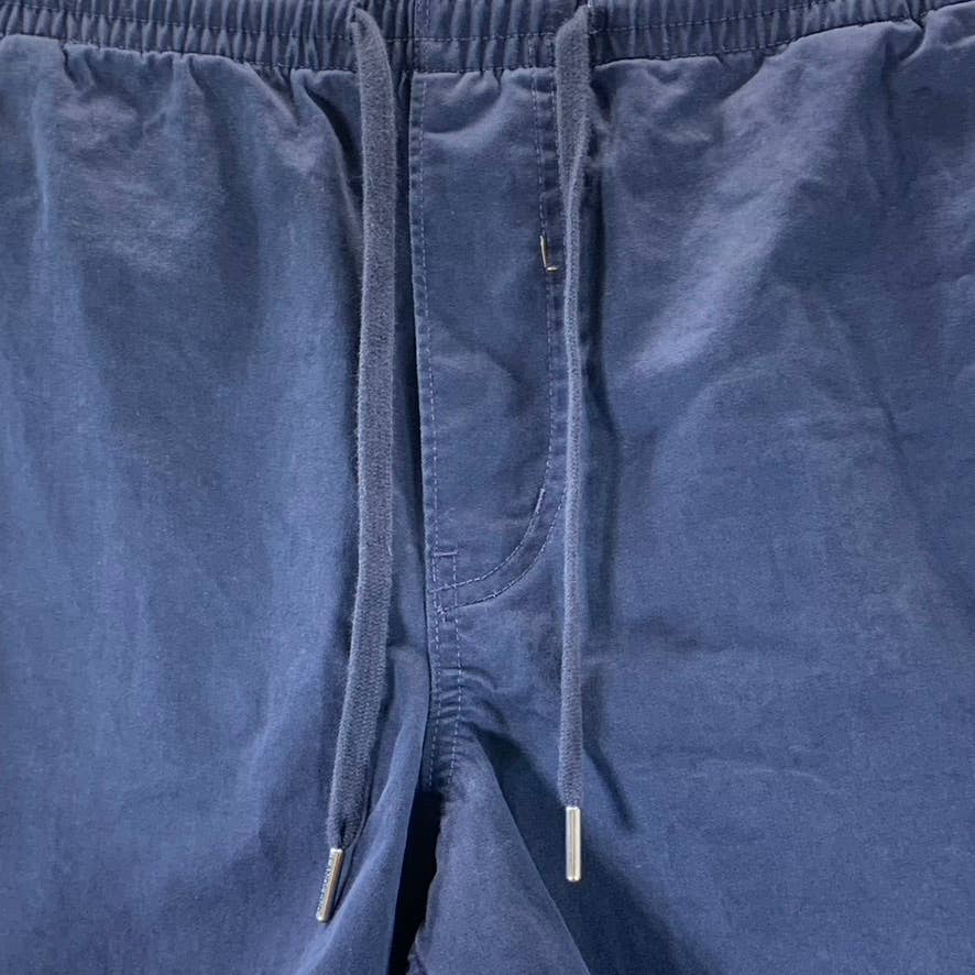 LANDS' END Men's Navy Comfort-First Drawstring Pull-On Shorts SZ L