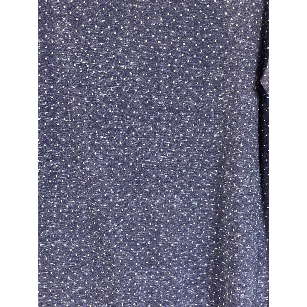 GOODFELLOW & CO Men's Blue Dot Printed Standard-Fit Crewneck T-Shirt SZ M
