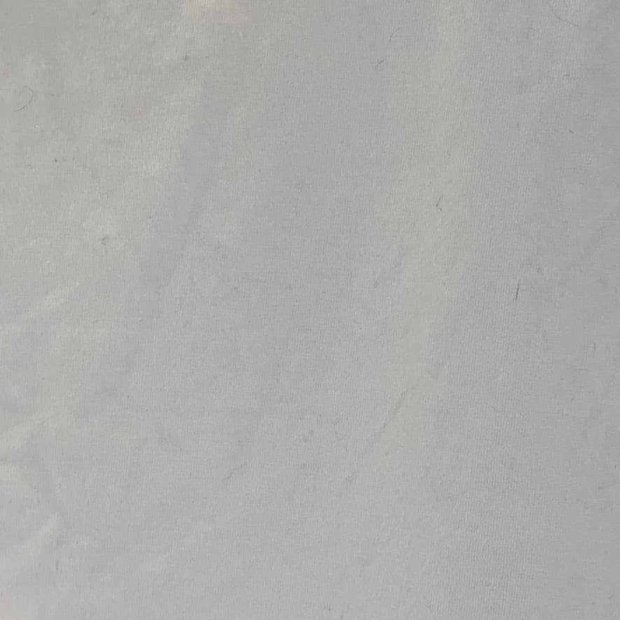 LANDS' END Women's White/Red Trim Crewneck Lounge Long-Sleeve Top SZ M