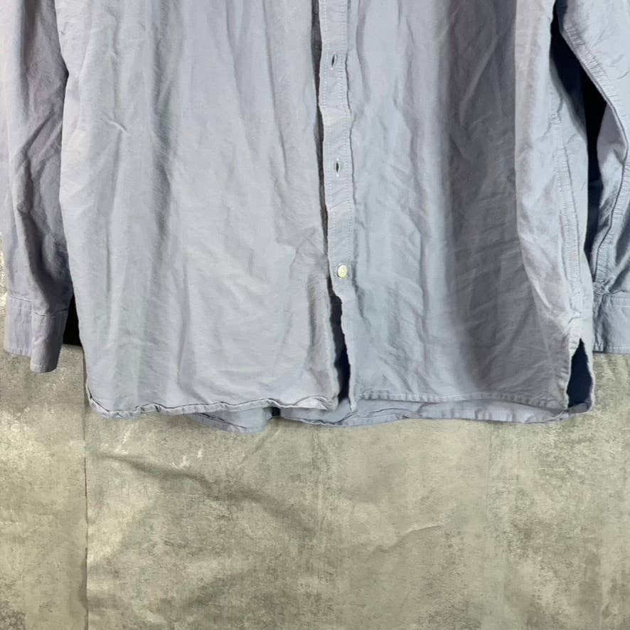 URBAN OUTFITTERS Men's Grey Button-Up Long-Sleeve Shirt SZ XL