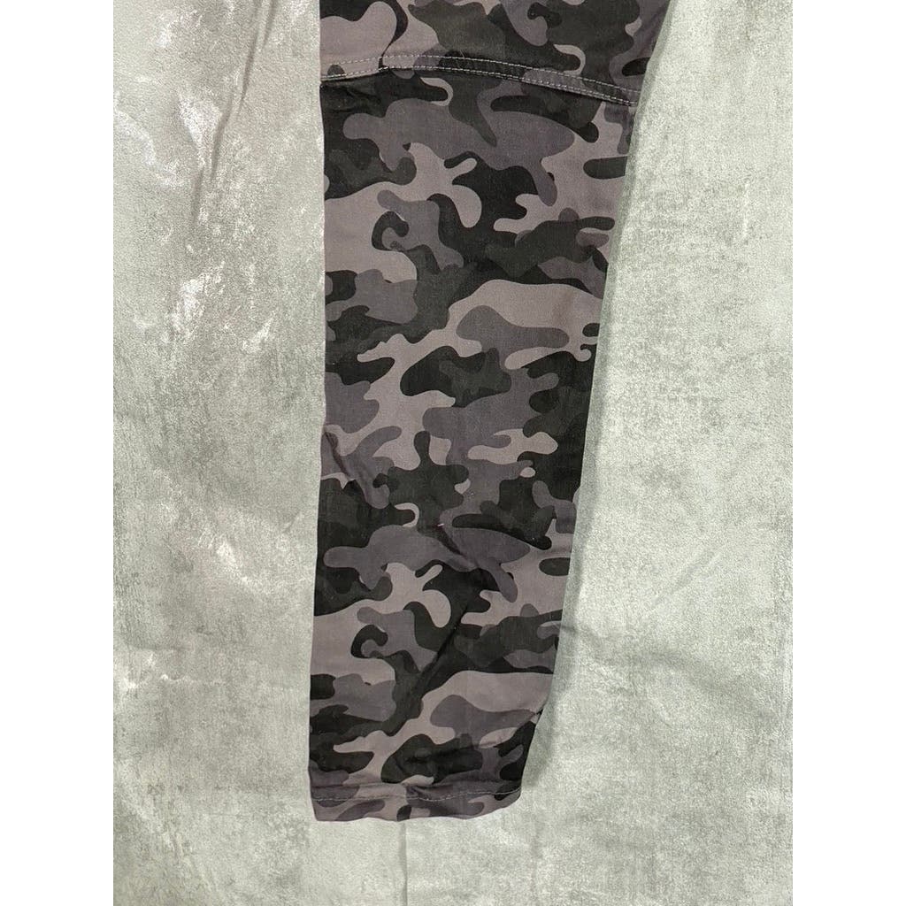 SPARK Men's Gray Camo Print Double Knee Pants SZ 32X32